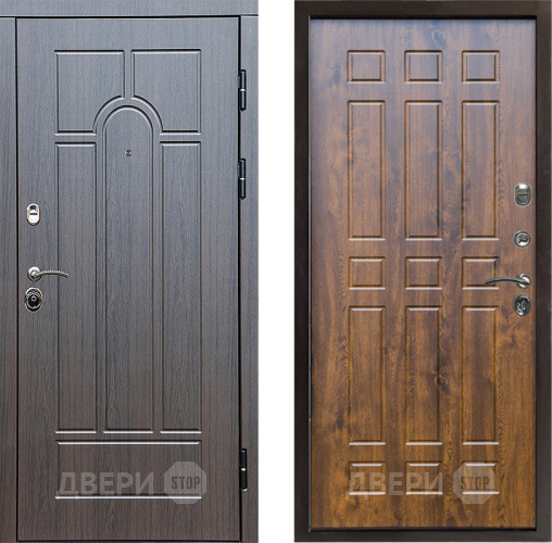 Входная металлическая Дверь Престиж Арка Спарта Дуб в Троицк