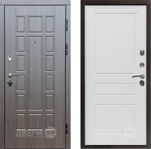 Входная металлическая Дверь Престиж Престиж Классика Лиственница белая в Троицк