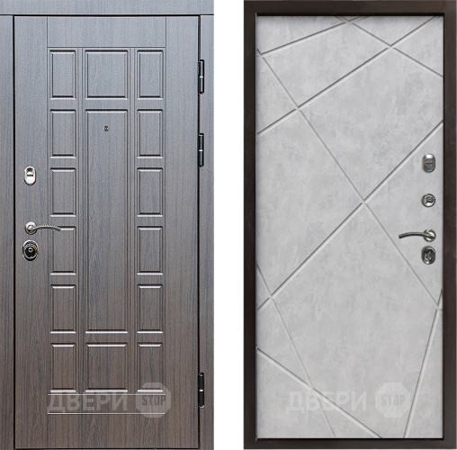 Дверь Престиж Престиж Лучи Бетон светлый в Троицк