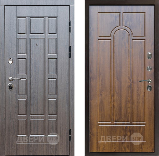 Входная металлическая Дверь Престиж Престиж Арка Дуб в Троицк