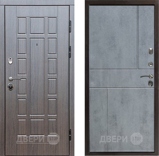 Входная металлическая Дверь Престиж Престиж Горизонт Бетон темный в Троицк