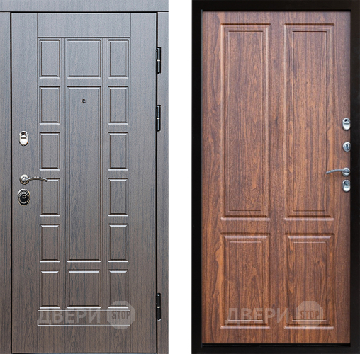 Входная металлическая Дверь Престиж Престиж Премиум Орех светлый в Троицк