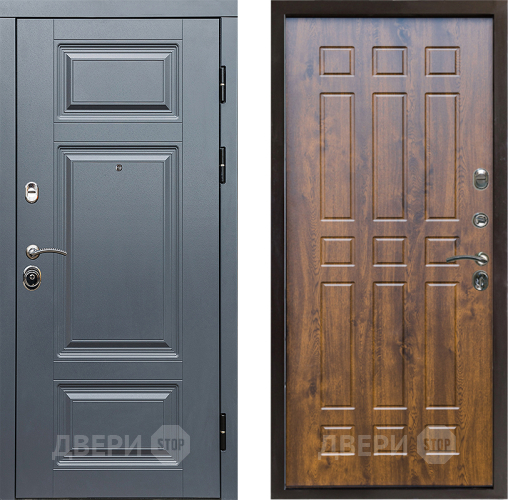 Входная металлическая Дверь Престиж Премиум Спарта Дуб в Троицк