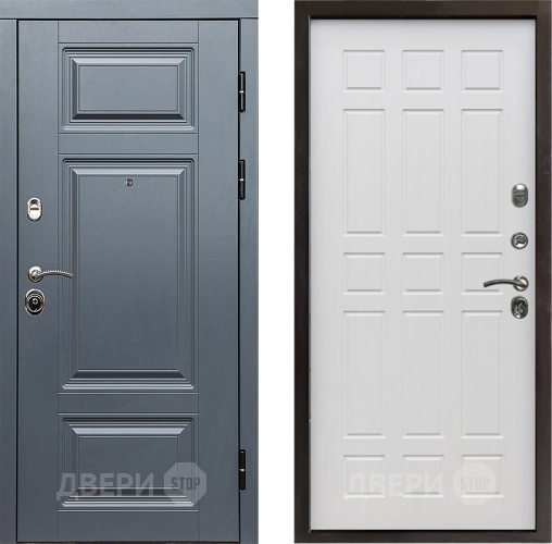 Входная металлическая Дверь Престиж Премиум Спарта Лиственница белая в Троицк