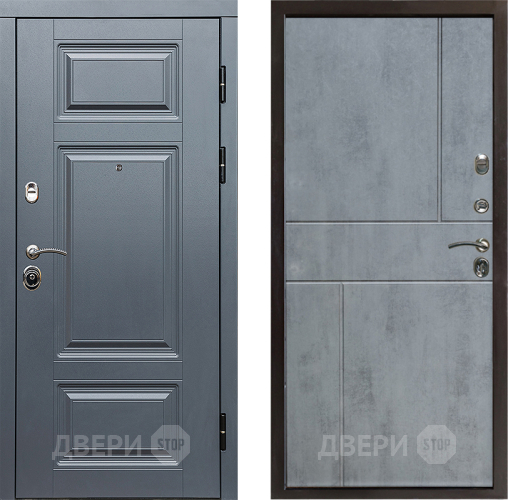 Дверь Престиж Премиум Горизонт Бетон темный в Троицк