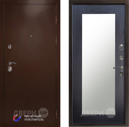 Дверь Престиж Медь Зеркло Пастораль Венге в Троицк