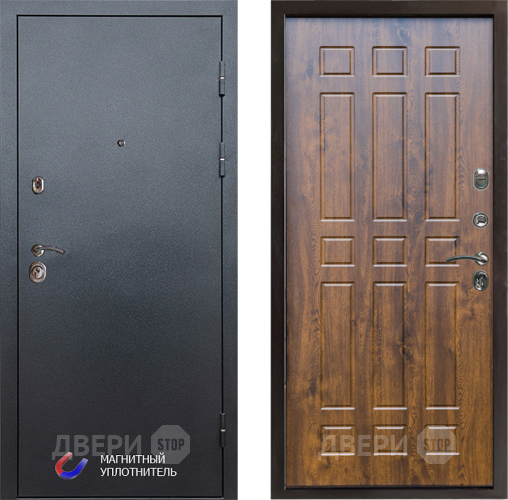 Входная металлическая Дверь Престиж Графит Спарта Дуб в Троицк