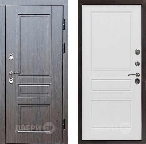 Входная металлическая Дверь Престиж TERMO с терморазрывом Классика Классика Белое дерево в Троицк