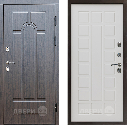 Входная металлическая Дверь Престиж TERMO с терморазрывом Арка Престиж Бежевый мат в Троицк