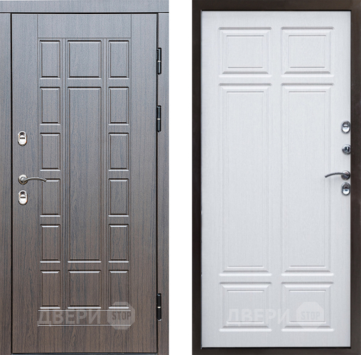 Входная металлическая Дверь Престиж TERMO с терморазрывом Престиж Премиум Лиственница белая в Троицк
