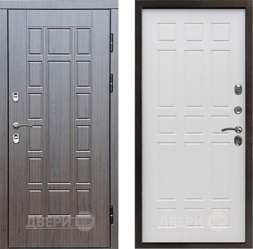 Входная металлическая Дверь Престиж TERMO с терморазрывом Престиж Спарта Лиственница белая в Троицк