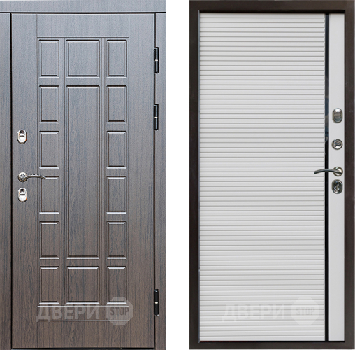 Входная металлическая Дверь Престиж TERMO с терморазрывом Престиж Porte Белый в Троицк