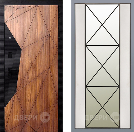 Дверь Заводские двери Морра Зеркало Перфекто Структурное дерево в Троицк