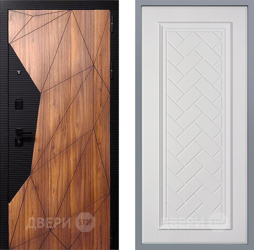 Дверь Заводские двери Морра Упра Белый софт в Троицк