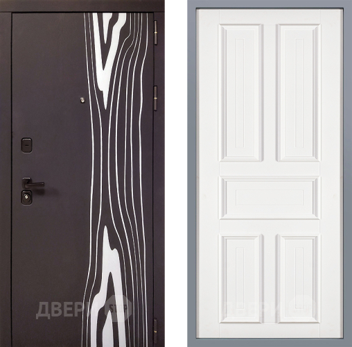 Дверь Заводские двери Леванте Уругвай Белый софт в Троицк