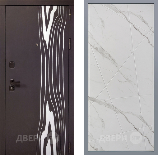 Дверь Заводские двери Леванте Флитта Мрамор белый в Троицк