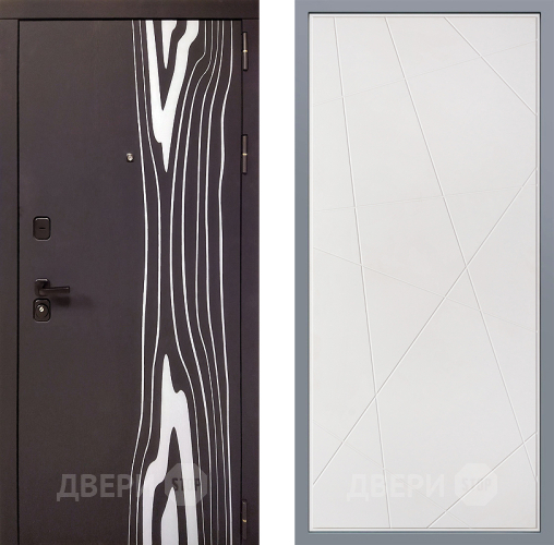 Дверь Заводские двери Леванте Флитта Белый софт в Троицк