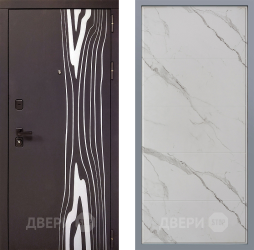 Дверь Заводские двери Леванте Тривия Мрамор белый в Троицк