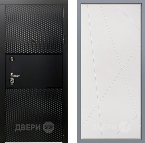 Дверь Заводские двери Тефлон Флитта Белый софт в Троицк