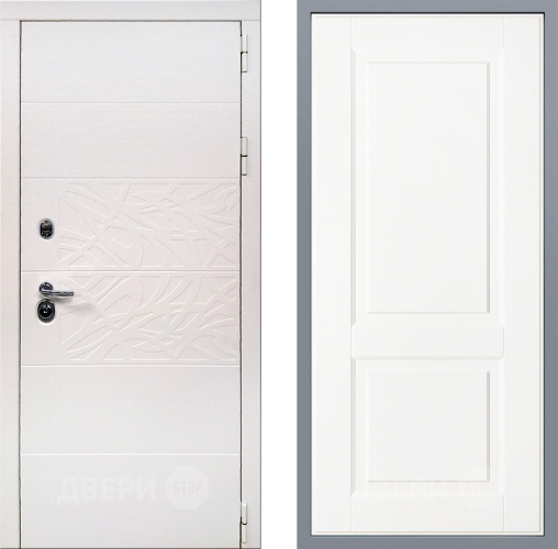 Дверь Заводские двери Дэко Вайт Доррен Белый софт в Троицк