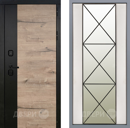 Дверь Заводские двери Ларте Зеркало Перфекто Структурное дерево в Троицк