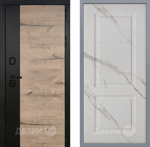 Дверь Заводские двери Ларте Доррен Мрамор белый в Троицк