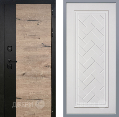 Дверь Заводские двери Ларте Упра Белый софт в Троицк