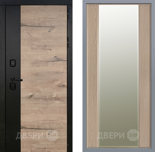 Дверь Заводские двери Ларте Зеркало Макси Беленый дуб в Троицк