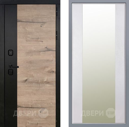 Дверь Заводские двери Ларте Зеркало Макси Белый шелк в Троицк