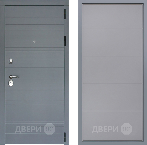 Дверь Заводские двери Лира Софт графит Тривия Грей софт в Троицк