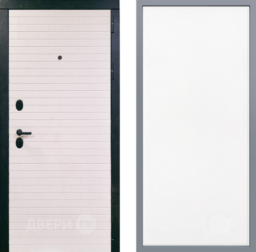 Дверь Заводские двери Сохо Тривия Белый софт в Троицк