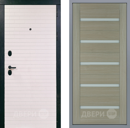 Дверь Заводские двери Сохо СБ-1 Капучино в Троицк