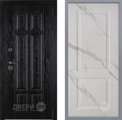 Дверь Заводские двери Мюнхен Доррен Мрамор белый в Троицк