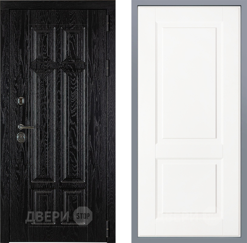 Дверь Заводские двери Мюнхен Доррен Белый софт в Троицк