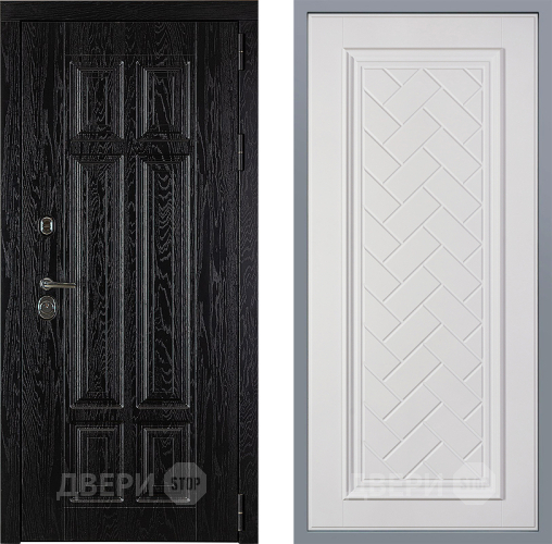 Дверь Заводские двери Мюнхен Упра Белый софт в Троицк