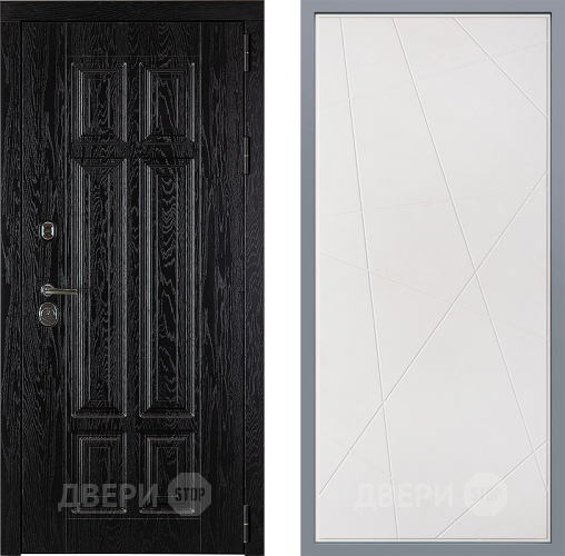 Дверь Заводские двери Мюнхен Флитта Белый софт в Троицк