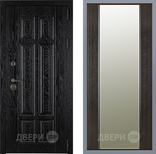 Дверь Заводские двери Мюнхен Зеркало Макси Венге в Троицк