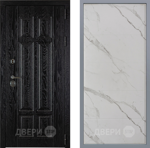 Дверь Заводские двери Мюнхен Тривия Мрамор белый в Троицк