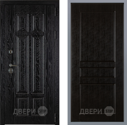 Дверь Заводские двери Мюнхен К-2 Венге в Троицк