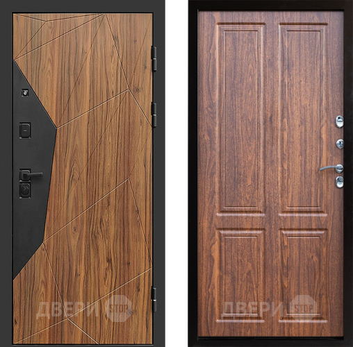 Входная металлическая Дверь Престиж Avangard Премиум Орех светлый в Троицк