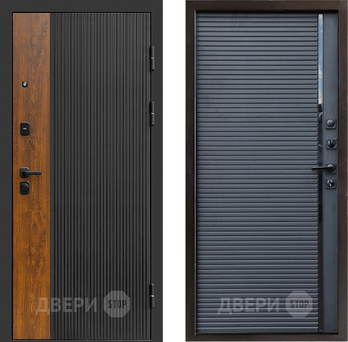 Входная металлическая Дверь Престиж Prestizh Porte Черный кварц в Троицк
