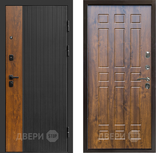 Входная металлическая Дверь Престиж Prestizh Спарта Дуб в Троицк
