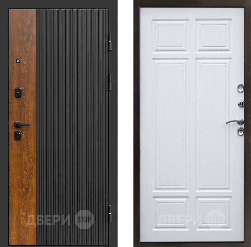Входная металлическая Дверь Престиж Prestizh Премиум Лиственница белая в Троицк