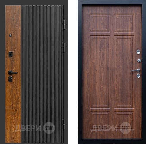 Входная металлическая Дверь Престиж Prestizh Премиум Орех темный в Троицк
