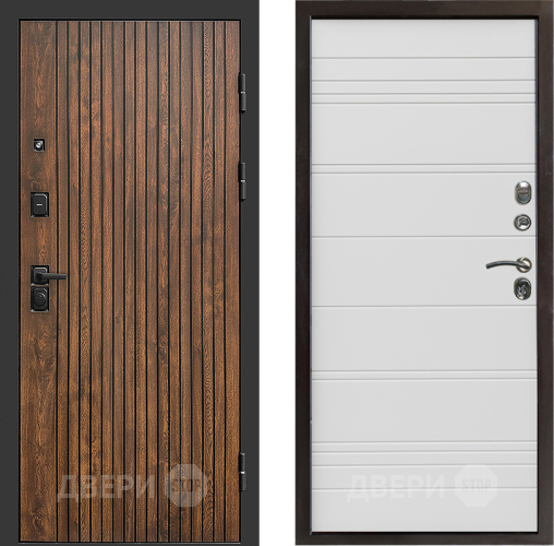 Входная металлическая Дверь Престиж Tvist Line Белый в Троицк