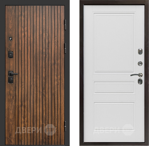 Входная металлическая Дверь Престиж Tvist Классика Лиственница белая в Троицк