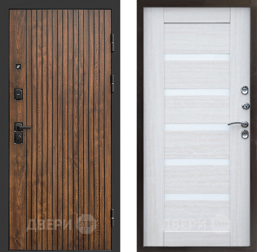 Входная металлическая Дверь Престиж Tvist Царга Лиственница белая в Троицк