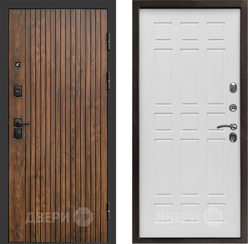 Входная металлическая Дверь Престиж Tvist Спарта Белое дерево в Троицк