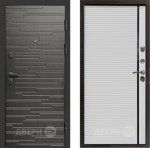 Входная металлическая Дверь Престиж Rivera Porte Белый в Троицк