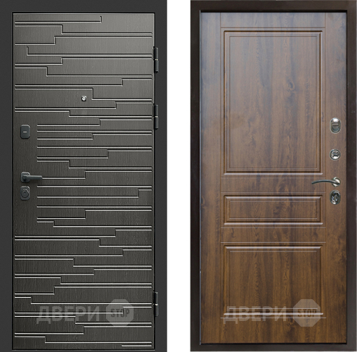 Входная металлическая Дверь Престиж Rivera Классика Дуб в Троицк
